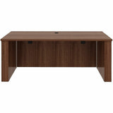 Lorell Essentials 72" Sit-to-Stand Desk Shell, 49" Height x 72" Width x 29" Depth, 1" Thickness Top, Finish: Walnut (LLR69642) Each