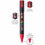 POSCA PC-5M WaterBased Paint Marker, Assorted Ink, Erasable, Washable, Water Based, Multipurpose, 4/Pack (UBC319392000) Pack of 4