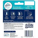 Glade PlugIns Refill, Oil, 550 Sq. ft., 0.6 fl oz, Sky & Sea Salt, 2/Pack, 6/Carton (SJN375770CT) Case of 6