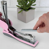 Swingline Optima 25 Reduced Effort Stapler, Pink, Staples Upto 25 Sheet, Holds Upto 210 Staple, Full Strip, Plastic, Metal (SWI66401) Each