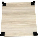 Lorell Modular Reception Table, Square Top, Height Adjustable, 24" W x 24" D, 20" H, Modern Elm (LLR69205) Each