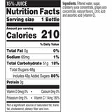 Quaker Tropicana Bottled Juice, 15.20 fl oz (450 mL), Cranberry, 12/Carton (QKR00864) Case of 12