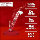CHOMPS Beef Jerky Sticks, 1.15 oz, Barbeque, 24/Pack (CHSCB24) Pack of 24