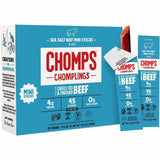 CHOMPS Chomplings Sea Salt Beef Jerky Sticks, 0.50 oz, 24/Pack (CHSLCSB24) Pack of 24