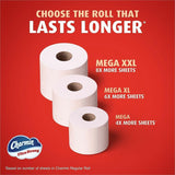 Charmin Mega Roll Bath Tissue, 2 Ply, 220 Sheets/Roll, 24/Carton (PGC13214) Case of 24