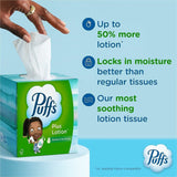 Puffs Plus Lotion Facial Tissue, White, 24/Carton (PGC58600) Case of 24