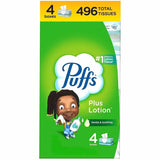 Puffs Plus Lotion Facial Tissue, White, 24/Carton (PGC58600) Case of 24