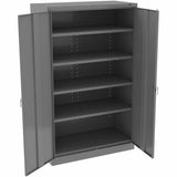 Tennsco Jumbo Storage Cabinet, 48" x 24" x 78", Medium Gray (TNNJ2478SUMGY) Each