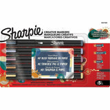 Sharpie Creative Markers, Water Based, Acrylic Based, Multipurpose, 5/Pack (SAN2221925) Pack of 5