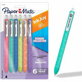 Paper Mate Gel Pen, Assorted Ink, 0.7 mm Pen Point, Retractable, Gel-based, 6/Pack (PAP2221486) Pack of 6