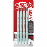 Sharpie S-Gel, Fashion Barrel, Medium Point (0.7mm), Black Ink, 0.7 mm Medium, Bold Pen Point, Retractable, Gel-based, 4/Pack (SAN2220962) Pack of 4