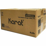 Karat Knife Med-weight/White, Restaurant, Cafeteria, 100/Box, 10/Carton (KRTU2006W) Case of 1000