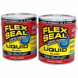 FLEX SEAL Sealant, 8 lb, Black, Synthetic Rubber (FLXUS855BLK012) Case of 2