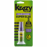 Krazy Glue Super Glue, 0.18 oz, Purple (GWBKG98848R) Each