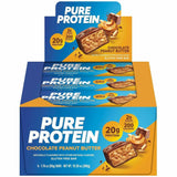 Pure Protein Bars, Low Sugar, Gluten-free, Peanut Butter Chocolate, Natural, 6/Box (NRN13805) Box of 6