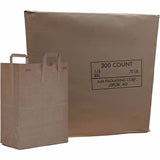 AJM 1/6 BBL #70 Kraft Paper Grocery Sacks, 6.72 gal Capacity, Natural Kraft, 300/Carton (AJMHS70NP3CES) Case of 300