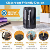 Bostitch Rechargeable Pencil Sharpener, Black, Battery Powered (BOSRPS10VBLK) Each