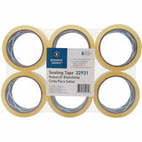 Business Source 3" Core Sealing Tape, 164 yd Length x 1.87" Width x 1.6 mil Thickness, Clea, 6/Pack (BSN32931) Pack of 6