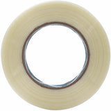 Business Source Filament Tape, 60 yd Length x 1" Width, 3" Core, White, Film (Fiberglass Reinforced) Backing, 1 Roll (BSN64025) 1 Roll