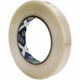 Business Source Filament Tape, 60 yd Length x 0.75" Width, 3" Core, White, Film (Fiberglass Reinforced) Backing, 1 Roll (BSN64024) 1 Roll