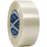 Business Source Filament Tape, 60 yd Length x 2" Width, 3" Core, White, Film (Fiberglass Reinforced) Backing, 1 Roll (BSN64026) 1 Roll