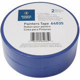 Business Source Multisurface Painter's Tape, 60 yd Length x 1" Width x 5.5 mil Thickness, Blue, 2/Pack (BSN64035) Pack of 2