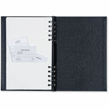 Dome Business Journal, 5" x 8", Bright White Sheet, Black Cover (DOM40000) Each