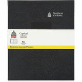 Dome Business Journal, 8" x 10", Bright White Sheet, Black Cover (DOM40004) Each