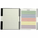 Dome Business Journal, 8" x 10", Bright White Sheet, Black Cover (DOM40004) Each