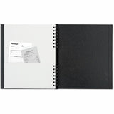 Dome Business Journal, 8" x 10", Bright White Sheet, Black Cover (DOM40004) Each