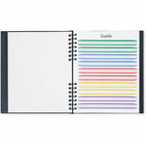Dome Business Journal, 8" x 10", Bright White Sheet, Black Cover (DOM40004) Each
