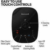 Honeywell InSight Series Air Purifier, HEPA, True HEPA, 100 Sq. ft., Black (HWLHPA080B) Each