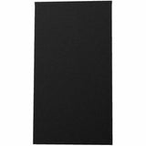 Rubbermaid Commercial Half Round Metallic Waste Receptacle, Open Top, 12 gal Capacity, 32" x 18" x 9", Steel, Textured Black (RCPSH12EPLTBK) Each