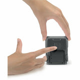 Printy Compact 12-Message Stamp, 24" Impression Width x 4" Impression Length, Red (TDT211679) Each