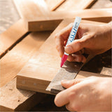 uni PX-30 uni-Paint Broad-Line Markers, Blue Ink, White Metal, Aluminum Barrel, Oil Based, Acrylic Tip, Multipurpose (UBC63733EA) Each