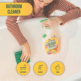 Mean Green Refillable Bathroom Cleaner, 28.6 fl oz, 2 to 3.5 pH, Tropical Breeze Scent, 6/Carton (RST394172) Case of 6