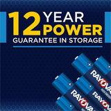Rayovac Advanced High Energy AAA Batteries, For Flashlight, Mouse, Remote Control, 30/Pack (RAY82430PP) Pack of 30