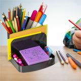 Business Source Desktop Organizer, Desktop, Black (BSN08110) Each
