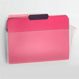 Business Source Expandable Pocket File System, 7" Height x 13" Width x 4" Depth, Interlockable, Expandable, Clear (BSN53692) Each