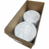 Genuine Joe 3-Compartment Plastic Plates, White, 125/Pack, 4 Packs/Carton (GJO10423) Case of 100