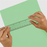 Westcott Shatterproof Plastic Ruler, 6", Transparent, Clear, 1/16 Graduations, 12/Box (ACM45016BX) Box of 12