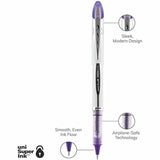 uni Vision Elite Rollerball Pen, Purple Ink, 0.8 mm Pen Point (UBC69025BX) Box of 12