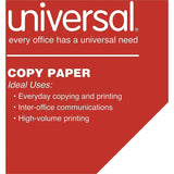 Universal Copy Paper, 20 lb Basis Weight, White, 92 Brightness, Archival-safe, Acid-free, 30/Pallet (UNV24200PL) 1 Pallet