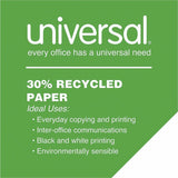 Universal Recycled Copy Paper, White, Smooth, Acid-free, Smudge Resistant, 40/Pallet (UNV20030PL) 1 Pallet