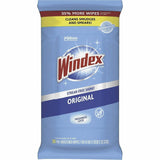 Windex Glass & Surface Wipes, 38/Pack, 12/Carton (SJN378032CT) Case of 12