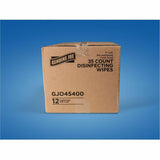 Genuine Joe Broad-Spectrum Disinfectant Wipes, 35 Wipes/Tub, 12 Tubs/Carton (GJO45400) Case of 12