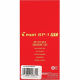 Pilot BP-1 RT Ballpoint Pens, Red Ink, 1.0 mm Pen Point, Retractable, Oil Based, Stainless Steel Tip (PIL21631) 1 Dozen
