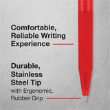Pilot BP-1 RT Ballpoint Pens, Red Ink, 1.0 mm Pen Point, Retractable, Oil Based, Stainless Steel Tip (PIL21631) 1 Dozen