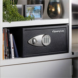 Sentry Safe X105P Security Safe, Internal Size 8.70" x 16.80" x 11.60", Black, 0.98 ft³, 2 Live-locking Bolt(s) (SENX105P) Each