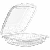 Dart Microwaveable Hinged Containers, ProPlanet Seal, 9 x 8.75 x 3, Clear, 75/Pack (DCC90PPHT1PK) Pack of 75
